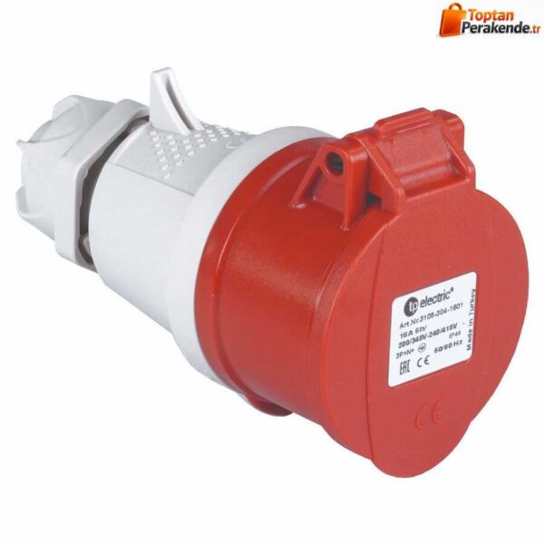 TPLAST Uzatma Prizi CEE-5x16A/IP44-Y.